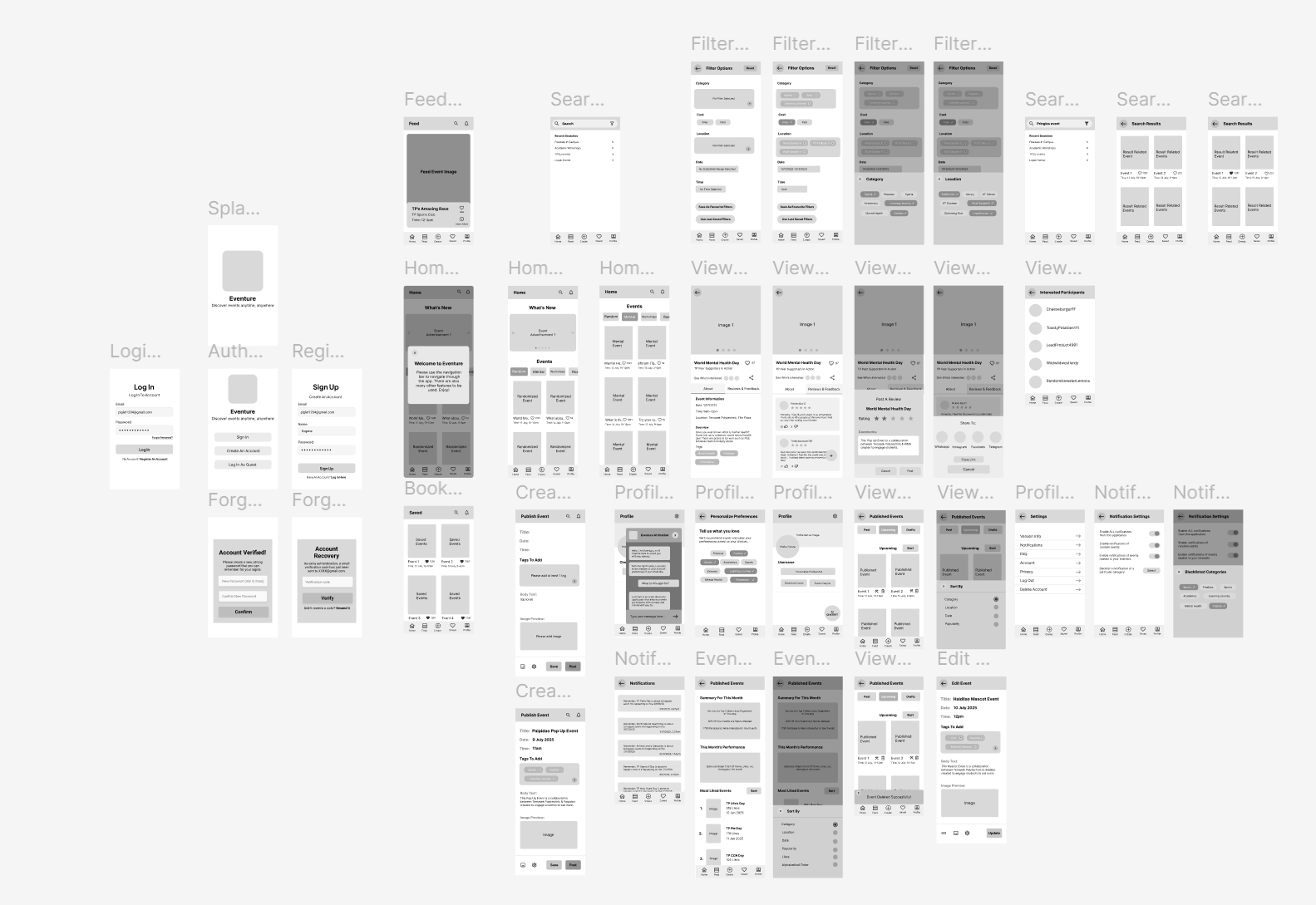 Eventure: Event Discovery Application